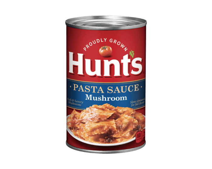 Hunt's 漢斯-義大利麵醬 蘑菇紅醬（洋菇紅醬）