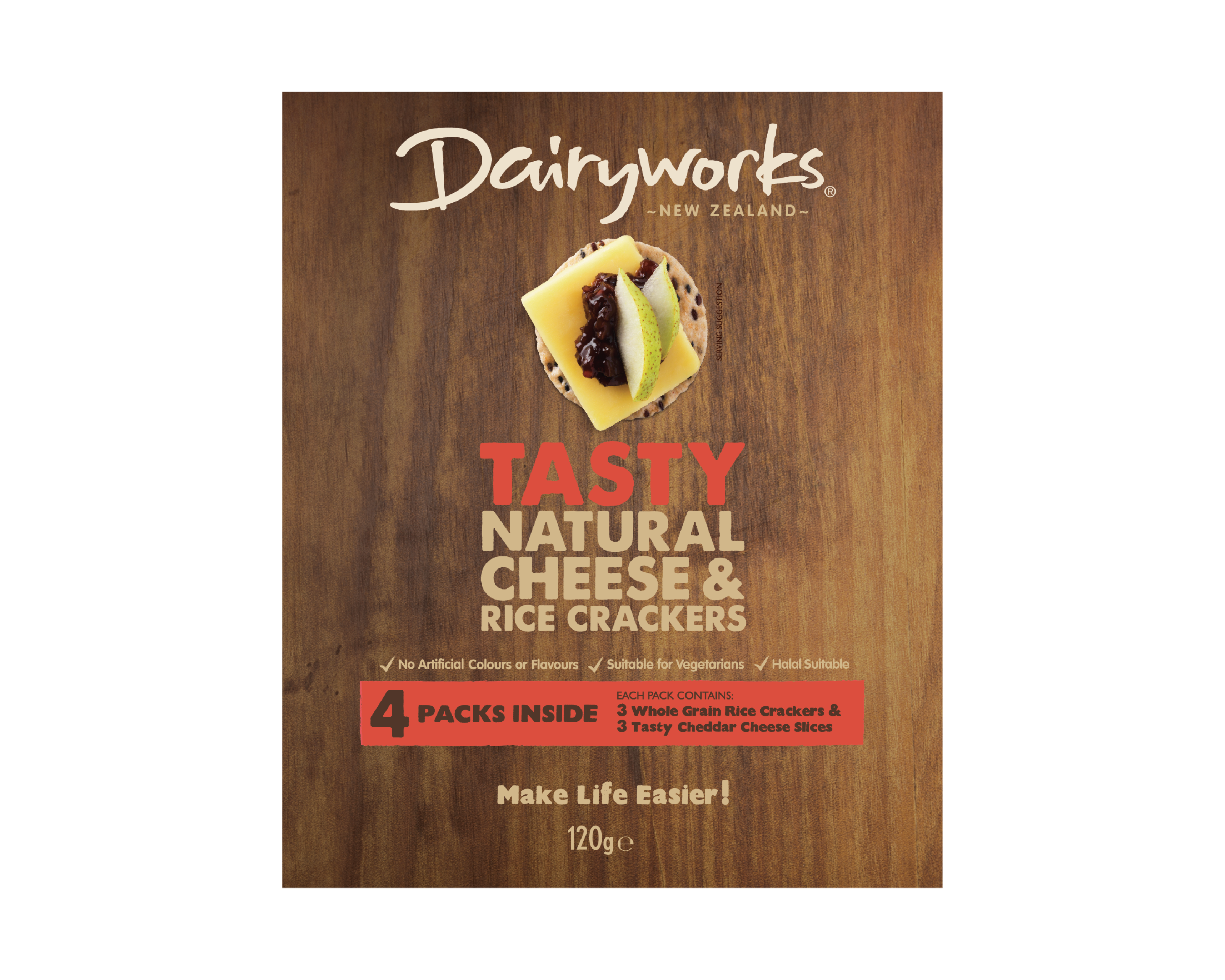 【冷藏】Dairyworks 達瑞樂-經典原味起司+穀餅