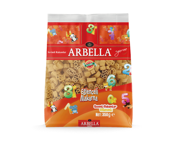 Arbella-阿貝拉兒童造型麵 數字麵