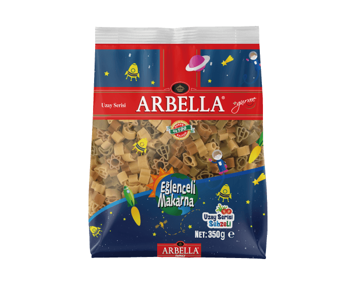 Arbella-阿貝拉兒童造型麵 太空三色麵