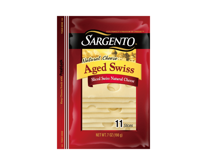 【冷藏】Sargento 領軍牌-熟成瑞士乾酪片