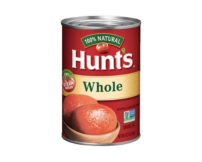 Hunts漢斯蕃茄製品_整粒去皮蕃茄罐頭_411g_Hunt's Whole Tomatoes