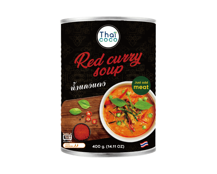 Thaicoco椰子食品_泰式罐頭湯底_泰式紅咖哩_ThaiCoco Thai Soup Base Red Curry Soup