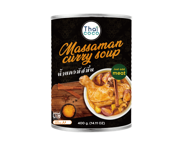 Thaicoco椰子食品_泰式罐頭湯底_瑪莎曼咖哩_ThaiCoco Thai Soup Base Massaman Curry Soup