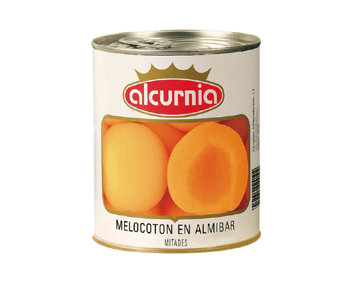 Alcurnia皇家水蜜桃罐頭(糖漬黃桃)_Alcurnia Peach Halves in Syrup (Peach Yellow Flesh)