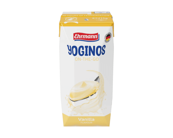 Ehrmann愛爾曼優格產品_希臘式優格飲_香草_Ehrmann Yoginos Greek Style Yogurt Drink Vanilla