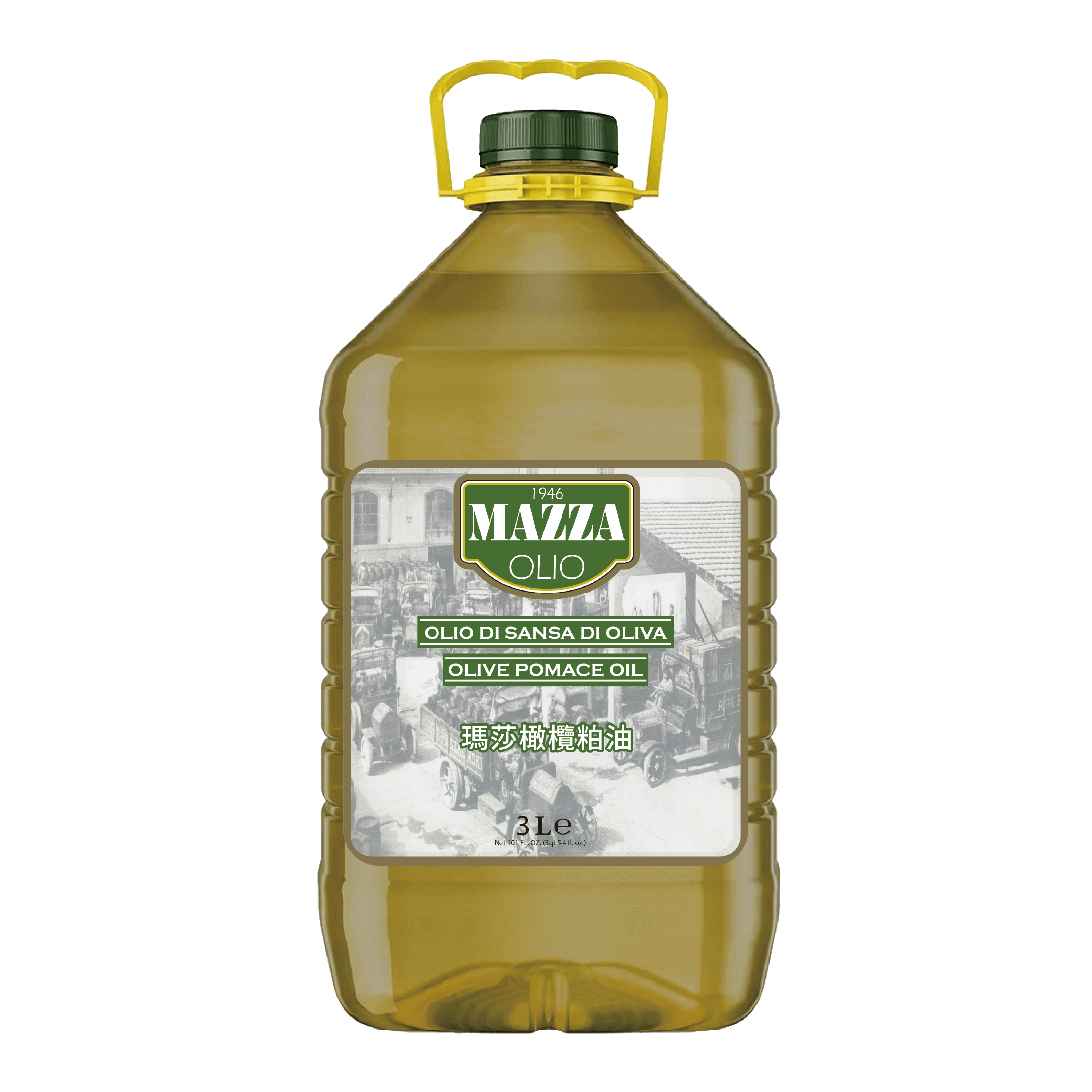 MAZZA橄欖粕油 3L-1