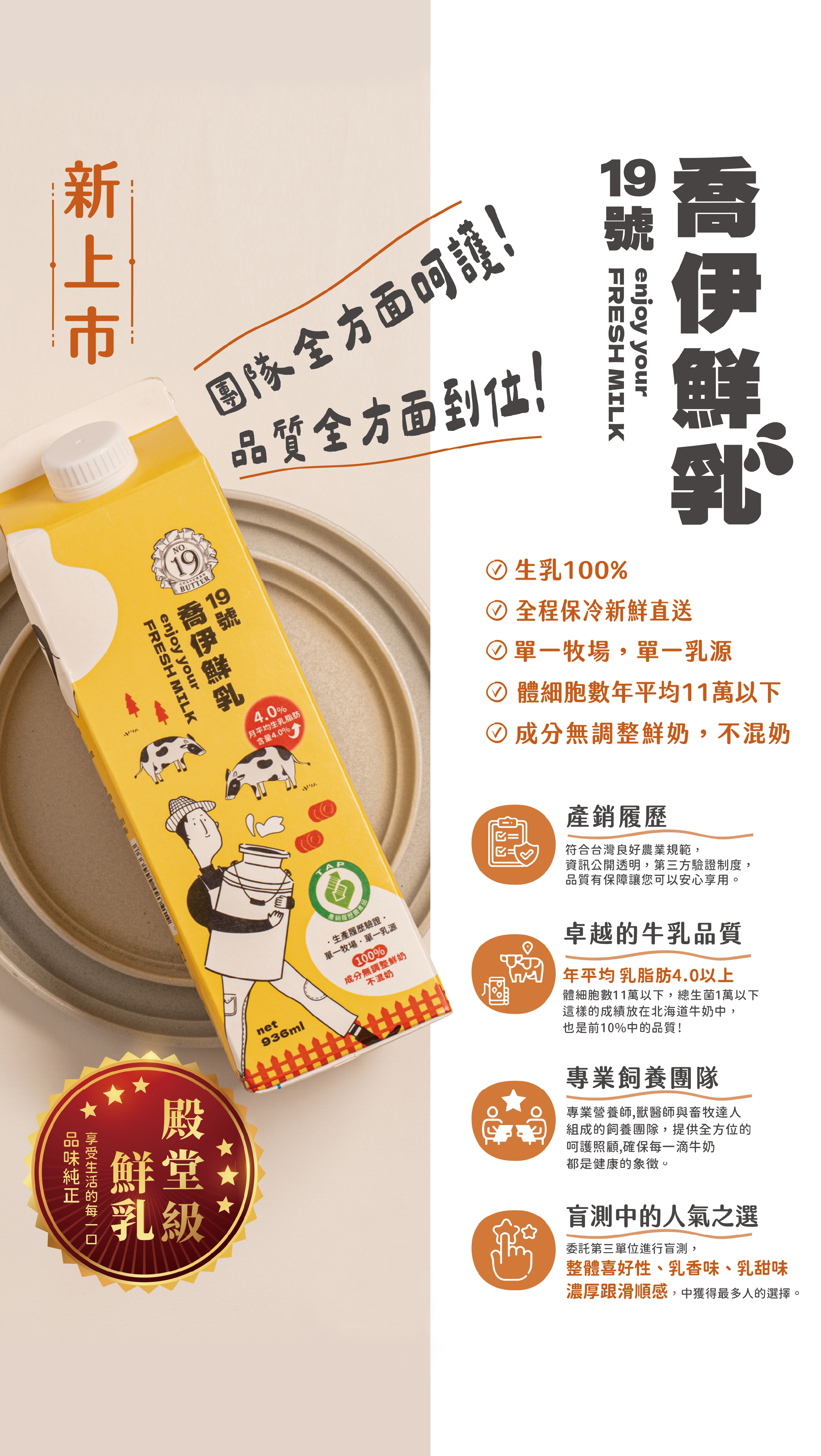 19號喬伊鮮奶